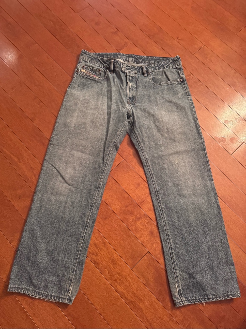 Diesel Light Blue Relaxed Fit Men's Jeans